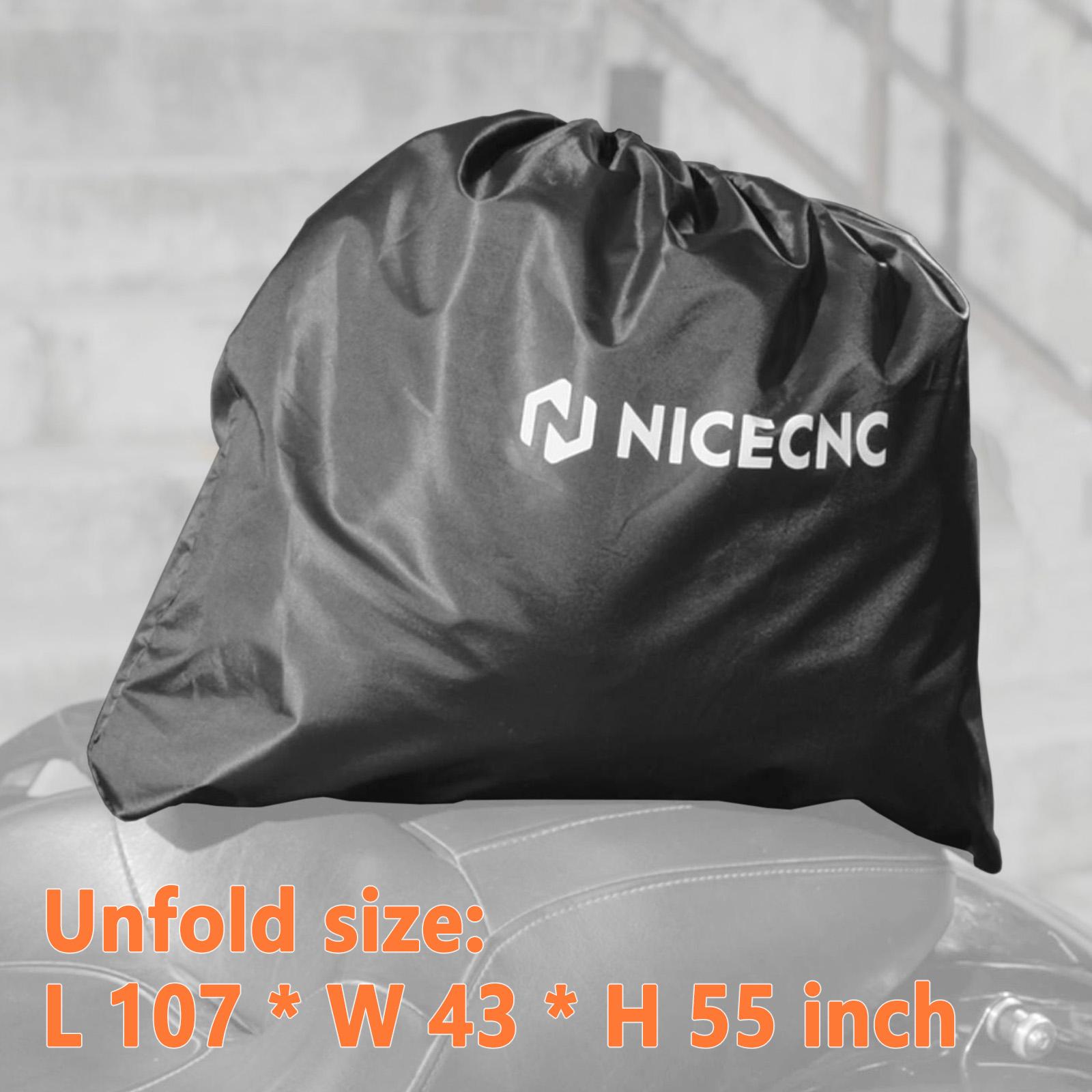 Motorcycle Cover for Harley Street Glide FLHX 06-23 Street Glide Special 14-23 Street Glide ST 22-23 CVO Street Glide 2013-2023 Black Orange