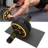 Abdomen Fitness Roller Household Detachable Handle Abdominal Exercise Equipment ToolYellow