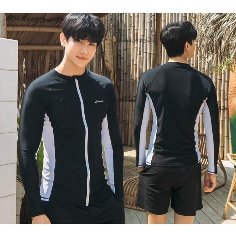 Womens Nylon Snorkeling Rash Guard Set Mens Surfing Swimwear Quick Dry Long Sleeve Wetsuit Diving Swimming