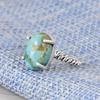 Kingman Turquoise Oval Ring, Handmade Sterling Silver Ring, December Birthstone Jewelry, Boho Statement Ring, Gift For Mom