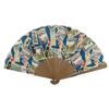 Onishi Kensei Sales Affordable Folding - Men's Fan, 23cm, Ukiyo-e Design, Blue, "Ripple" S-614