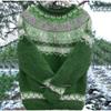 Women's Round Neck Colour Blocked Loose Fit Fashion Pullover Knitwear Luxurious Relaxed-fit Slimming and Versatile Top