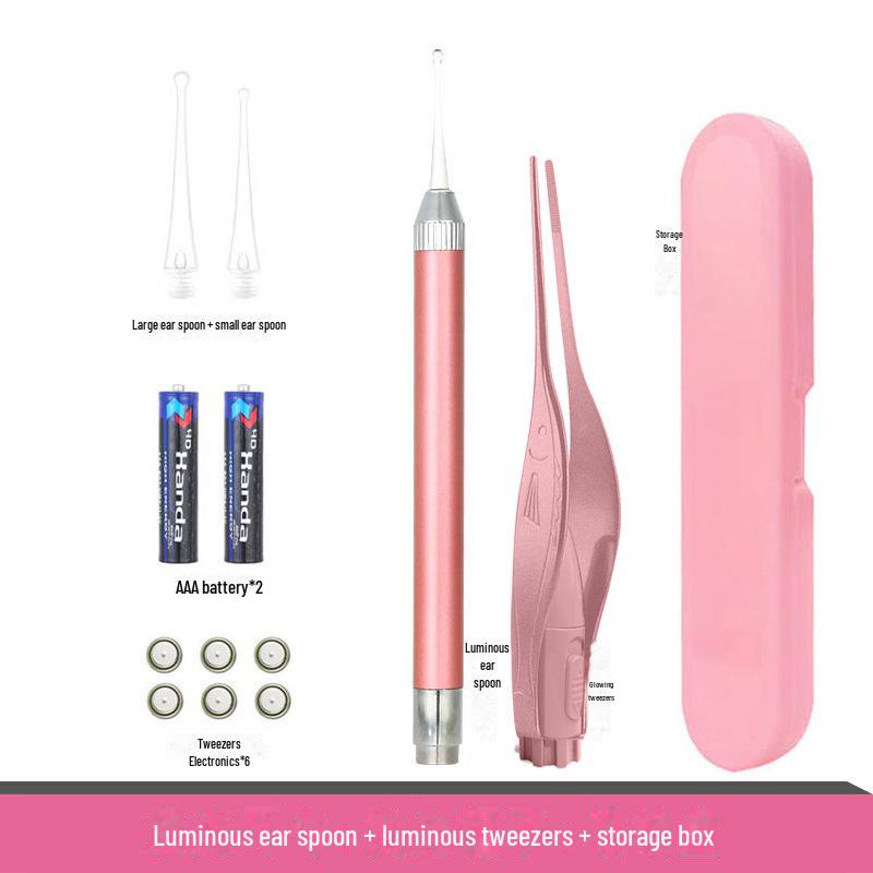 

Набір пінцетів для вушної сірки зі світяться для чищення вух дітей