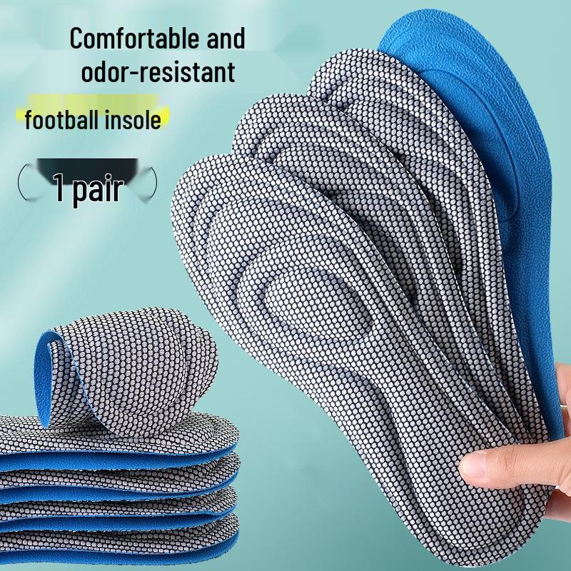 Pebble Comfort Sports Insole: Soft, Sweat-Absorbing, Odor-Resistant, and Perfect for Running and Military Training.
