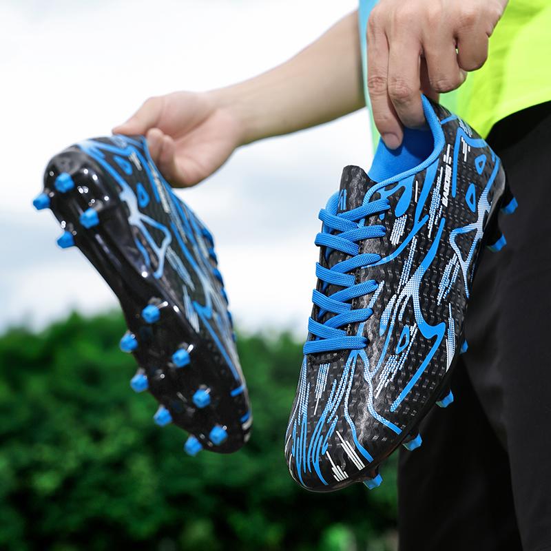 New Men Football Boots TF Sport Training Soccer Shoes Soft Ultralight Breathable Professional Sneakers Unisex Grass Cleats Match
