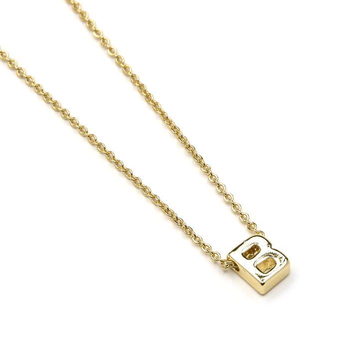 Collier Luxenter finition or jaune 18 carats - Alphabet B