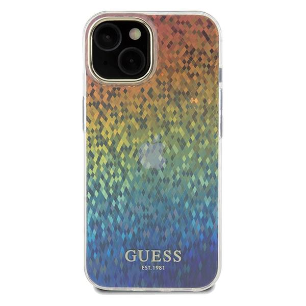 Guess Guhcp14Shdecmi Iphone 14 / 15 / 13 6.1 Wielokolorowy Hardcase Iml Faceted Mirror Disco Iridescent