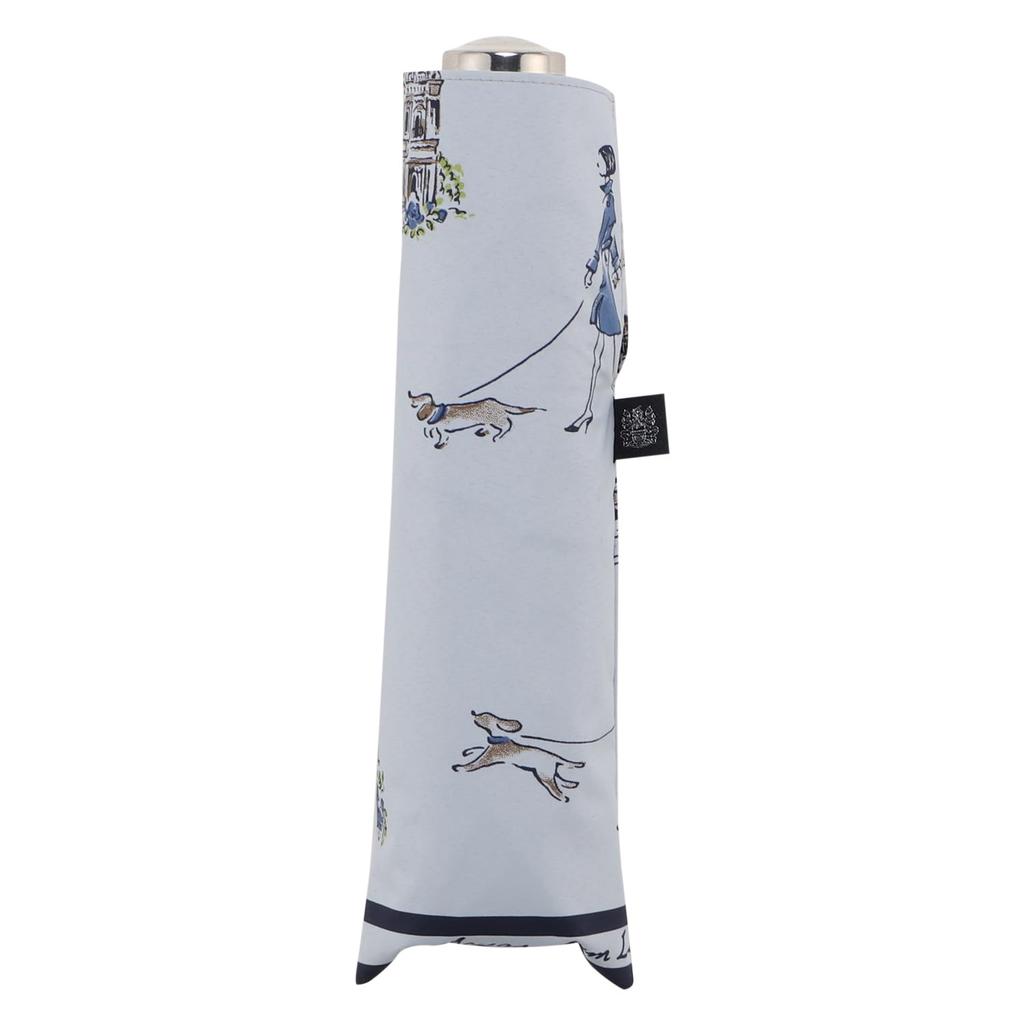 Aquascutum Skládací Vhodný pro Všechny Prémiový Lehký Horko UV Mini 1AQ Sax Dámský Deštník, Lehký, Počasí, 50cm, Blokující, Blokující, Ochrana,