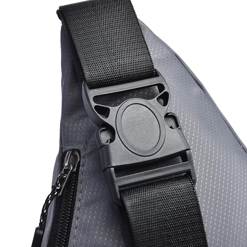 New Style, Sports Crossbody Chest Bag, Large Capacity, Daily Use, Men's Cycling Backpack, Portable, Multifunctional, Contrasting Waist Bag