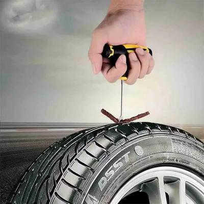 Araba lastiği tamir aracı lastik tamir kiti çivileme alet seti oto bisiklet içsiz lastik lastik delinme fişi garaj araçları kauçuk şerit ile