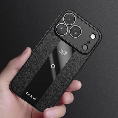 Für iPhone 17 Pro Max 17 Air Hülle Magnetisch Litschi-Leder + Weiches TPU Ultradünn Linsenschutz Mattes Cover für iPhone17