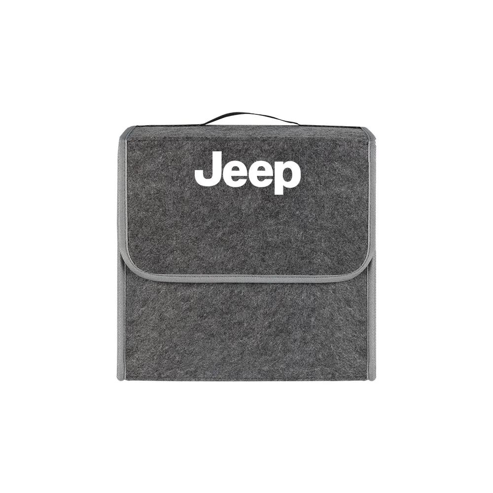 

Для автомобиля Jeep Складная коробка для хранения Большая вместимость Войлочный органайзер Сумка Аксессуары Для JEEP Renegade Patriot Weangler Cherokee Com