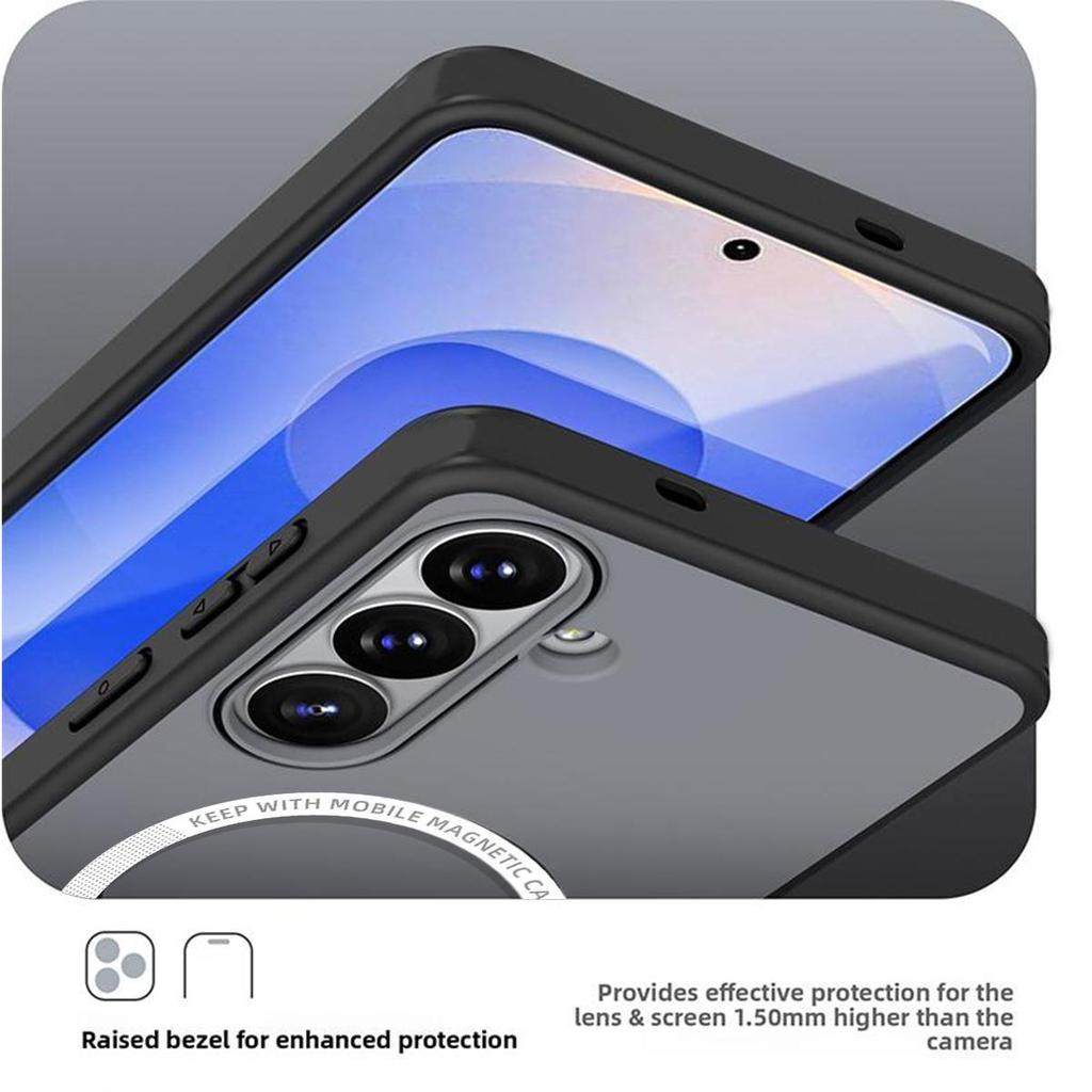 Frosted Semi Clear Magnetic Phone Case for OPPO A78 5G Soft TPU Cover
