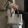 Waterproof Canvas Shoulder Bag Multi-layer Multiple Compartments Handbag Computer Bag  Shopping