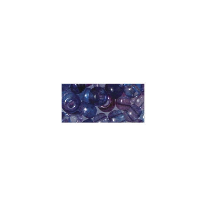 Rocailles - RAYHER - Two Tone - 4 mm - Bleu - Violet - Boîte 17 g