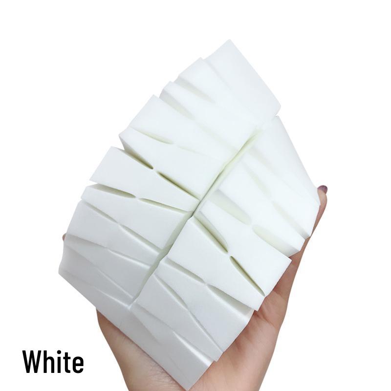 

Гидрофильный спонж для макияжа без латекса - 12 маленьких ромбовидных хлопковых подушечек для начинающих, увеличивается при намокании, средство для снятия макияжа Non-Latex Powder Puff