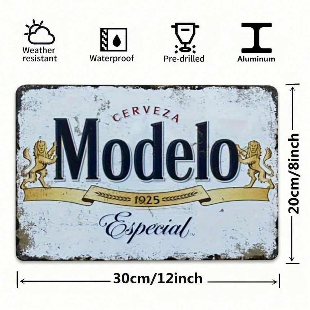Placca Metallica Vintage Birra Bar Decorazione Murale Casa Garage Cortile Man Cave Regalo