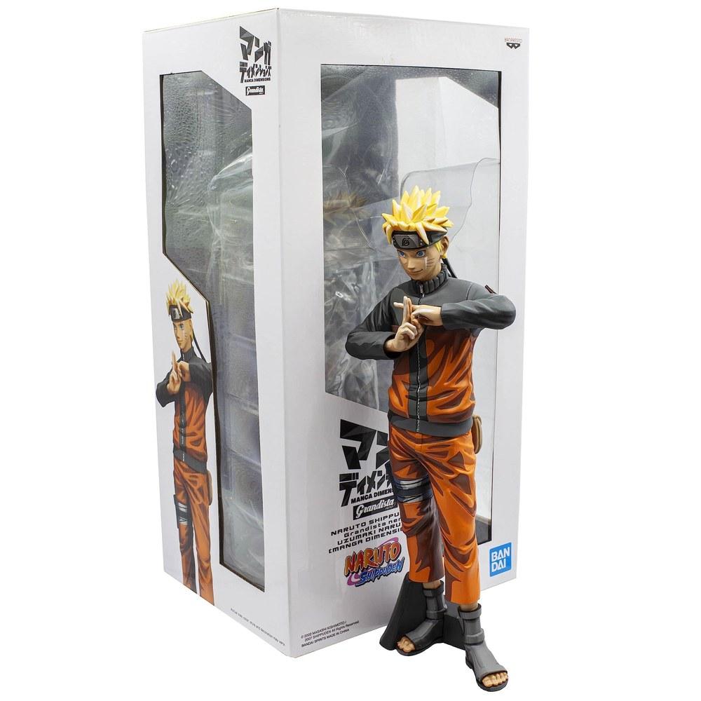 Banpresto Naruto Shippuden Uzumaki GRANDISTA Nero 2D Manga Dimensions