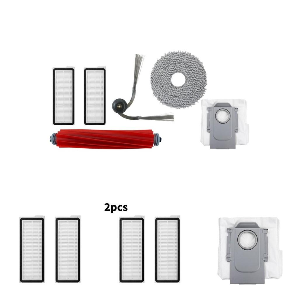 For Roborock Qv35a Qr598 Qr798 Robot Vacuum Cleaner Accessories Main Brush Side Brush Filter Cleaning Cloth For Home Use