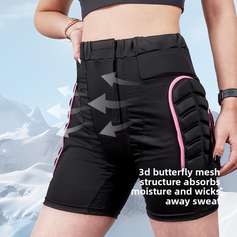 Women's Padded Bike Sport Shorts Cycling Shorts with Impact Protection Hip Padded Ski Protector Skating Protective Gear