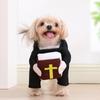 Funny Dog Costume Pet Priest Cosplay Cute Outfit Cute Pet Clothing Themed Apparel For Photoshoot Christmas Holiday Halloween