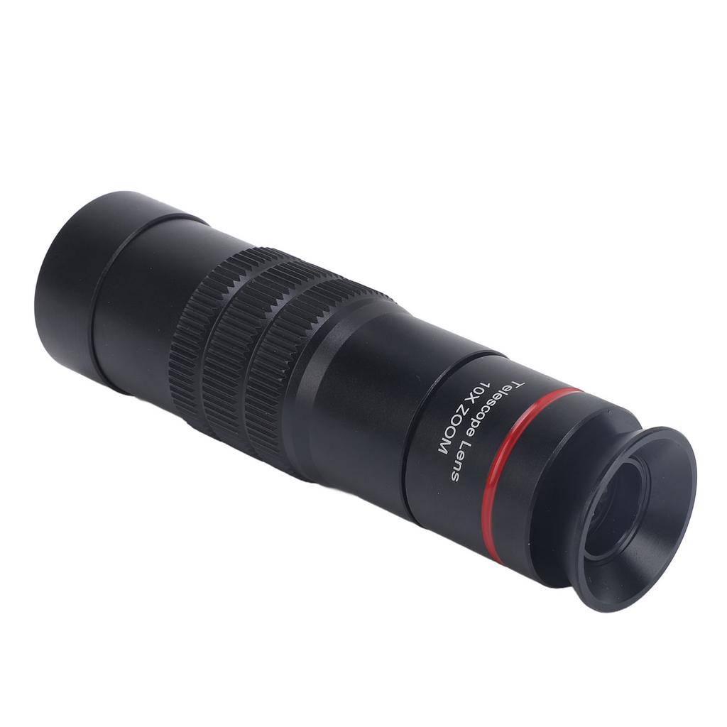 Telescop pentru Telefon Mobil Zoom 10X HD Lentilă Telefoto pentru Telefon Tot Metal Acoperire Multistrat Clemă pentru Telefon Mobil Telescop Monocular pentru Vizionare Jocuri Concerte