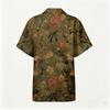 Men's Casual Short Sleeve Shirt Linen Cotton Blend Turn Down Collar Lightweight Breathable Summer Spring Top
