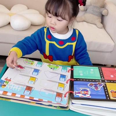 1 Set Yeni Yürüyen Çocuklar Eşleştirme Bulmacaları Oyunu Montessori Meşgul Kitap Çıkartma Sessiz Kitap Çocuklar İçin Erken Eğitici Öğrenme Oyuncakları Hediyeler