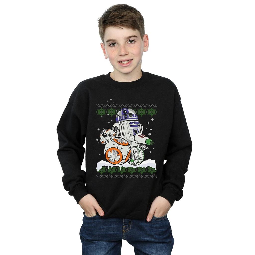 STAR WARS Boys The Rise Of Skywalker Rolling This Christmas Sweatshirt