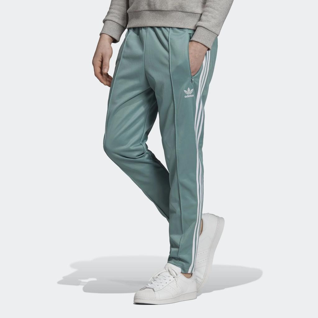 Adidas Originals Trefoil Logo Letter Print Long Casual Pants Men Bottoms Green DV1519