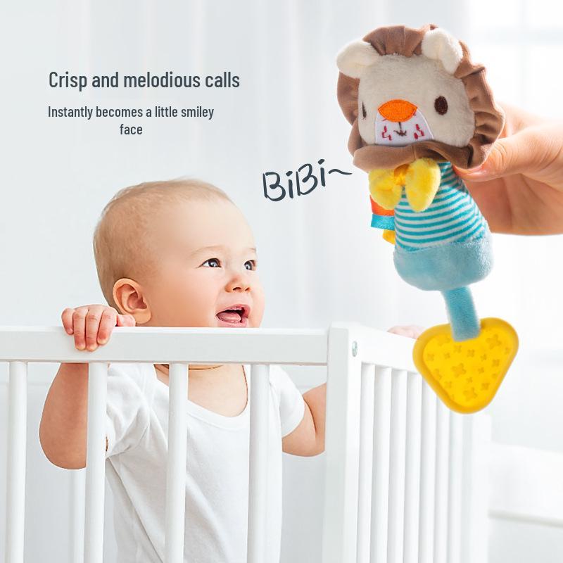 

Newborn Plush Comfort Blanket & Teether Rattle Set - Perfect Gift for 0-1 Year Olds