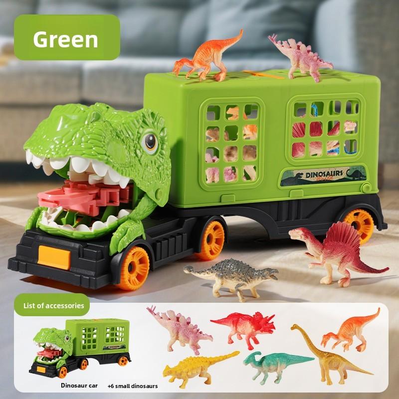 Capture Dinosaur Storage Car With Inertial Feature For Children Educational Gift