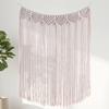 Primary Color Rope Woven Door Curtain Tapestry Home Partition Curtains Door Decoration for Homestays Hand Woven Tassel Curtains