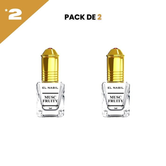 El Nabil Musc Fruity Parfum Concentré Sans Alcool 2*5ml