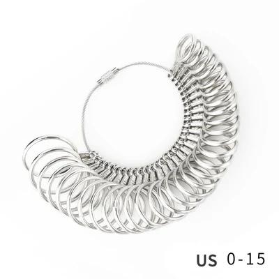 

Металлическая оправка-измеритель размеров колец HK/US/JP/UK/EU, инструмент для измерения размера колец, набор измерителей пальцев, инструменты для измерения размеров ювелирных изделий для мужчин и женщин, сталь