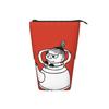 HTSW Standing Pencil Moomin Little My Simple and Multifunctional Stationery Pouch with Pencil Holder and Small Item Perfect for Students and Office