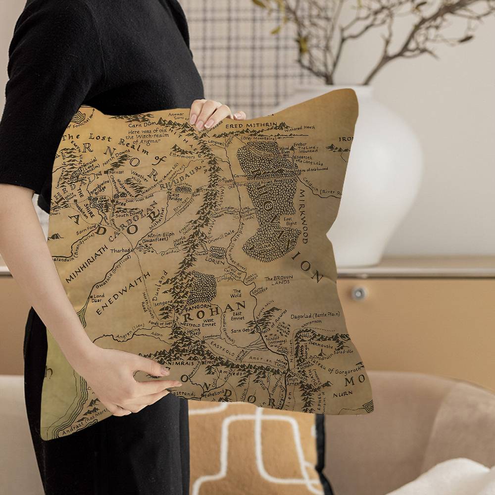 The L-Lord Of The R-Rings Personalized Pillow Cover Kids Bedroom Wild Party Decor Pillowcase Kid Birthday Shower Gift