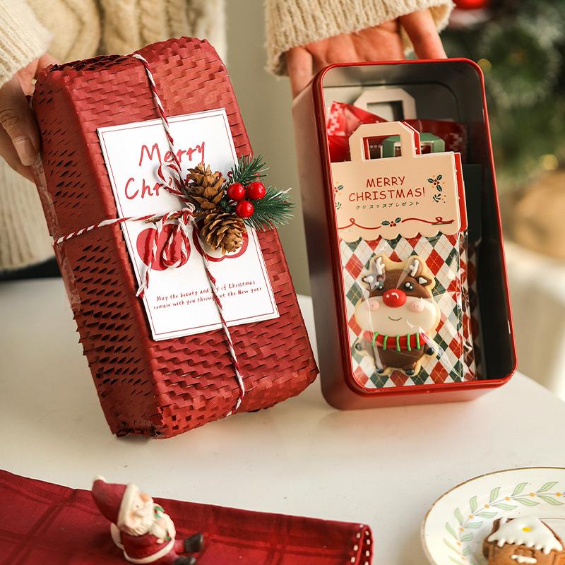 Square Empty Tin Box For Candy Snacks Cookies Desserts Gift Packaging Festival Holiday Gift Boxes