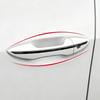 Door Handle Cover Trim 2014-2018, ABS Exterior Replacement Cap with Insert Detail for Daily Wear Cleanup Use Part