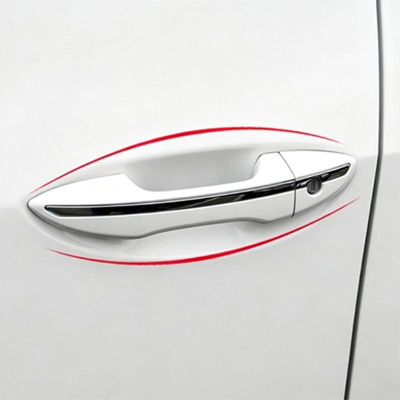 Door Handle Cover Trim 2014-2018, ABS Exterior Replacement Cap with Insert Detail for Daily Wear Cleanup Use Part