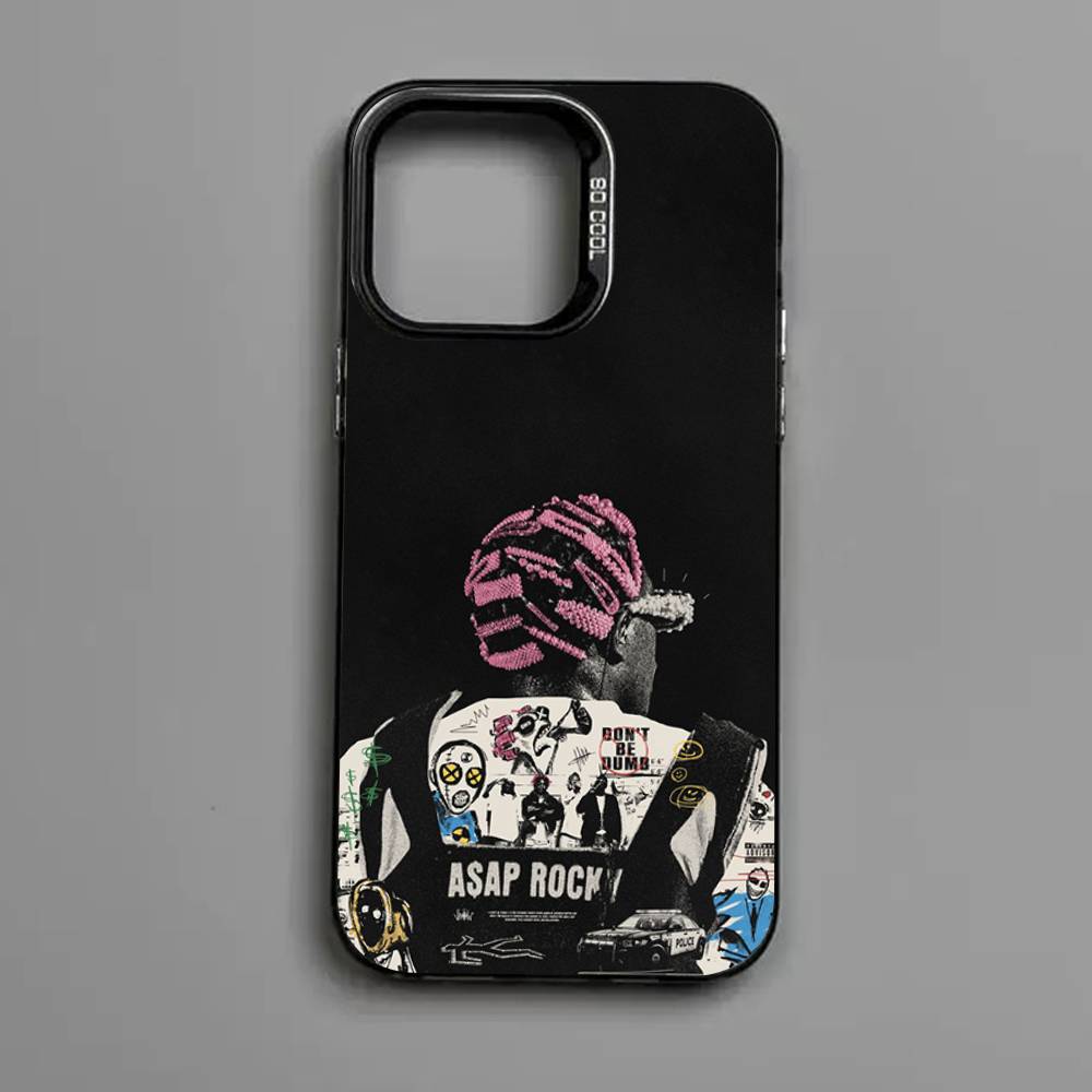 A-ASAP R-Rocky Nebuď hloupý Obal na telefon Pro IPhone 16 15 14 13 12 11 17 Pro MAX Plus Pro Matný Nárazuvzdorný Kryt
