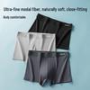 MIIOW Men's Modal Silk Blend Antibacterial Boxer Briefs 4-Pack