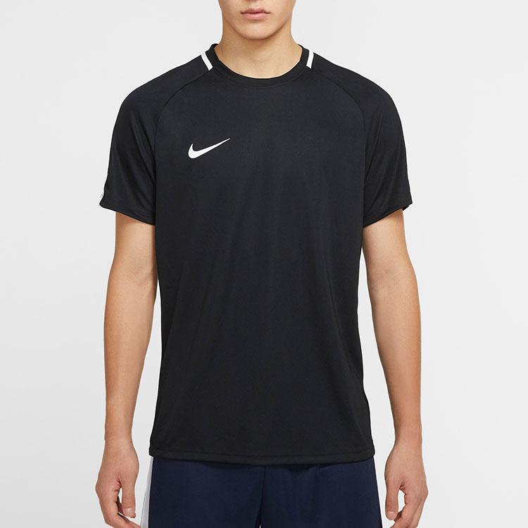 Nike Straight-Leg Pullover Football Quick-Dry Sports T-Shirt Men Tops Black AT3029-010
