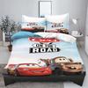 Lightning Mcqueen 3D Children'S Couple Bed  Bedding Set Cute Printed Cartoon Quilt Cover  Polyester Duvet Set Twin King Size