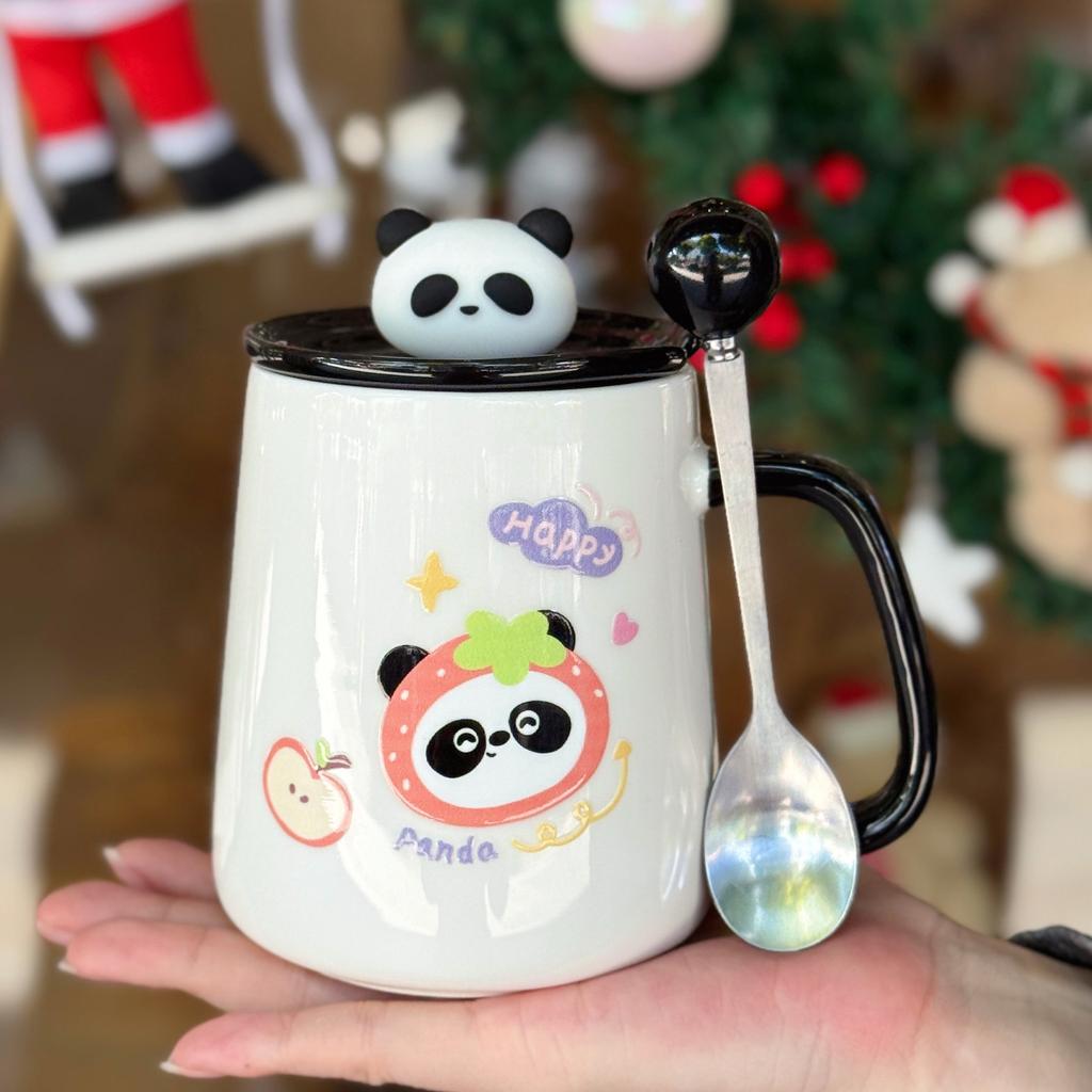 Weihnachtsgeschenk Mädchen Keramiktasse süße Tasse Souvenir praktisch Kinder neue Wassertasse 2025 Jungen