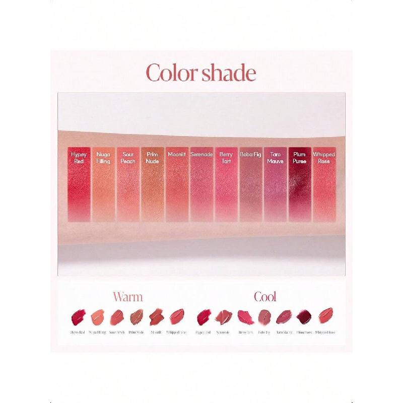 ESpoir Couture Lip Tint Fitting Blur Wariacja 4g/Długotrwały, Zestaw Tintów do Ust z Efektem Blur, Gładka Dopasowująca się Tekstura, Tworzy Naturalne Gradientowe Usta