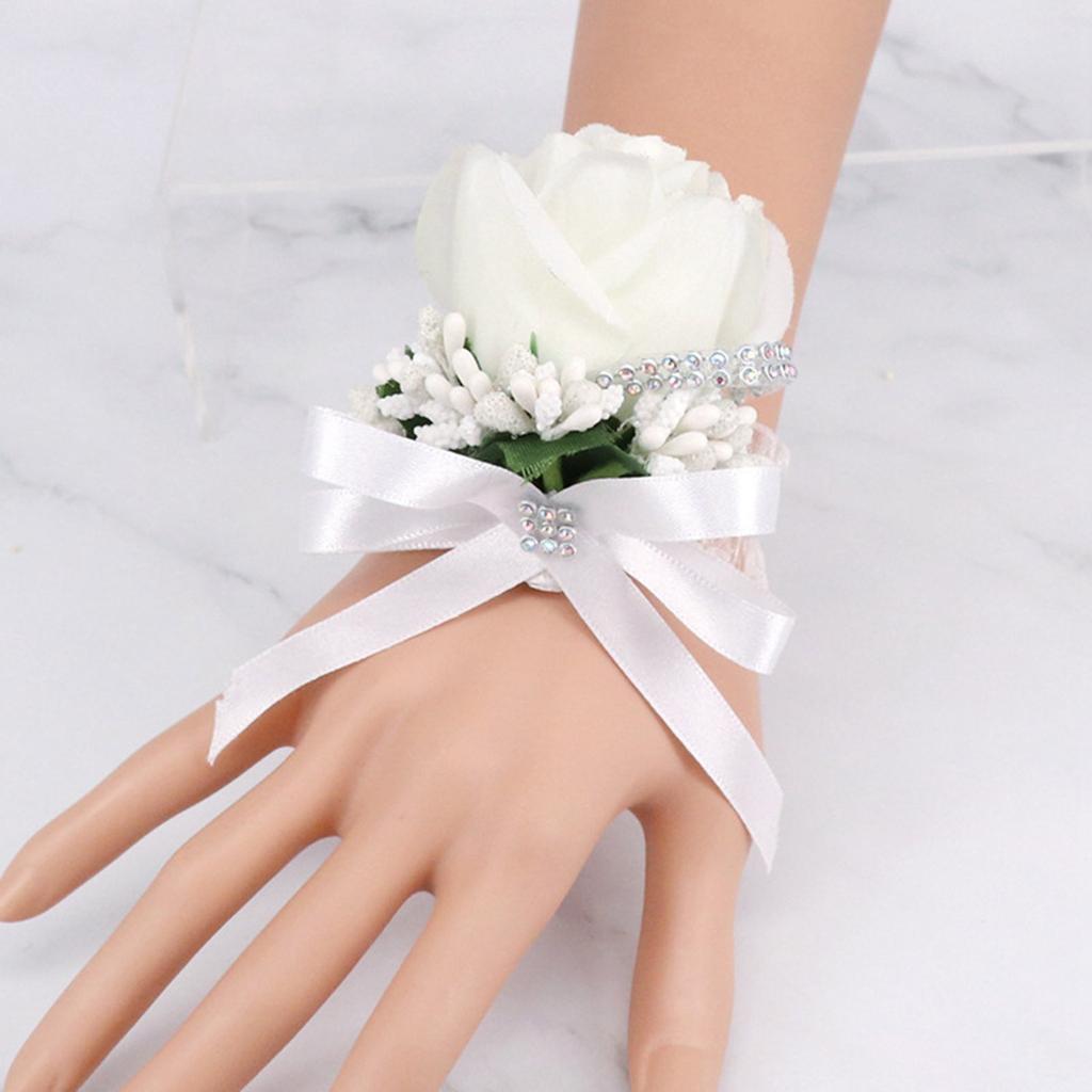 Wrist Corsage Bracelet, Corsage And Corsage Prom Rose Corsage Corsage Wristband Set For Wedding Anniversary Prom Party