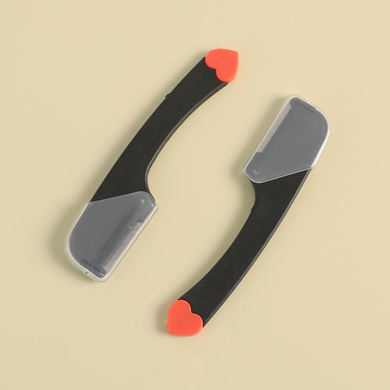 

Прекрасная прямая ручка, большая бритва для бровей Love Eyebrow, заводская портативная мини-бритва Macro, инструмент для подравнивания бровей