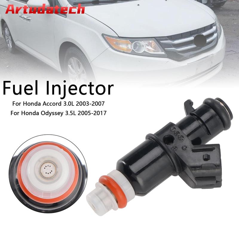 Artudatech 1PCS Fuel Injector 16450-RCA-A01 Fit Honda MDX Tl Accord Pilot Fit Acura Car Accessories