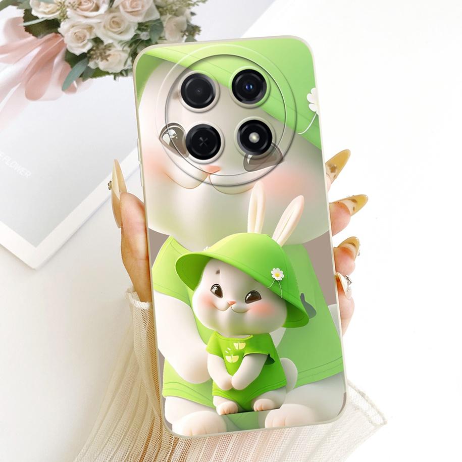Case For Huawei Nova 12i 13i Shockproof Cover Lovely Cartoon Cat Soft Silicone Funda For Huawei Nova12i Enjoy 70 Pro Phone Shell